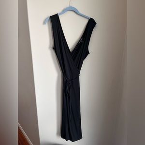 Banana Republic black wrap dress size M